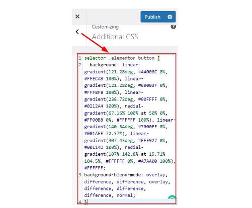 Elementor 教程：如何在网站中添加自定义 CSS