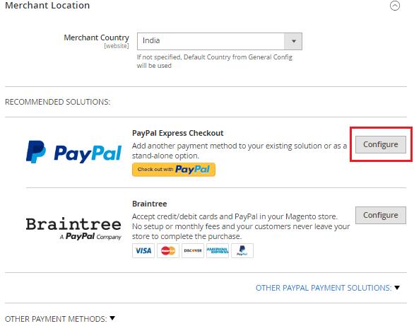 如何在 Magento 电子商务网站中设置 PayPal 支付方式？