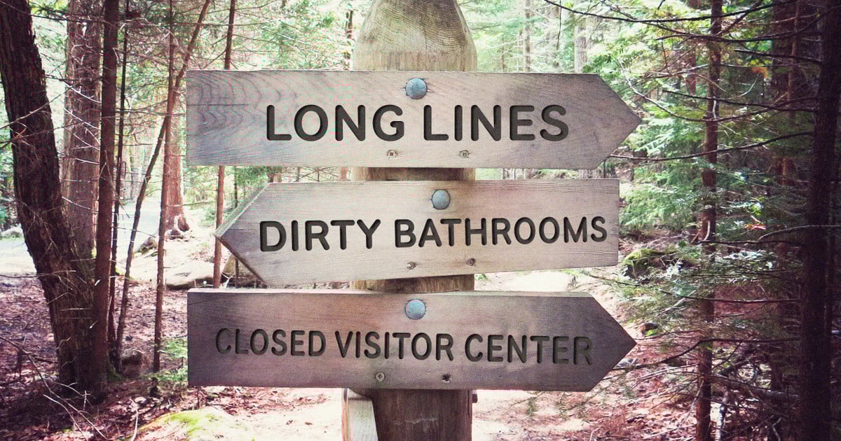 Les employés du parc national ont ordonné d'utiliser des points commémoratifs pour les coupes de Trump – Publica