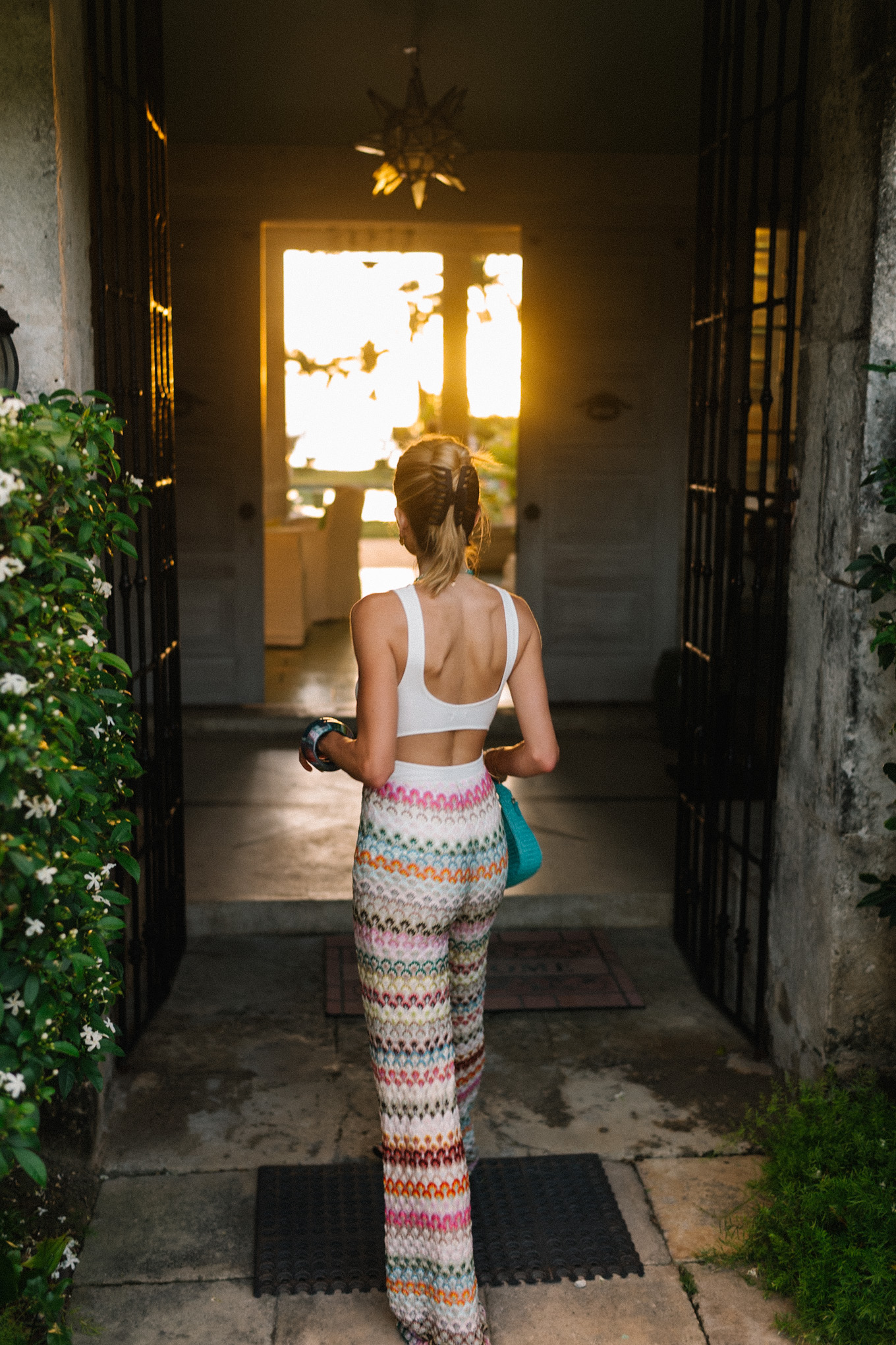 Pantalon de bande arc-en-ciel