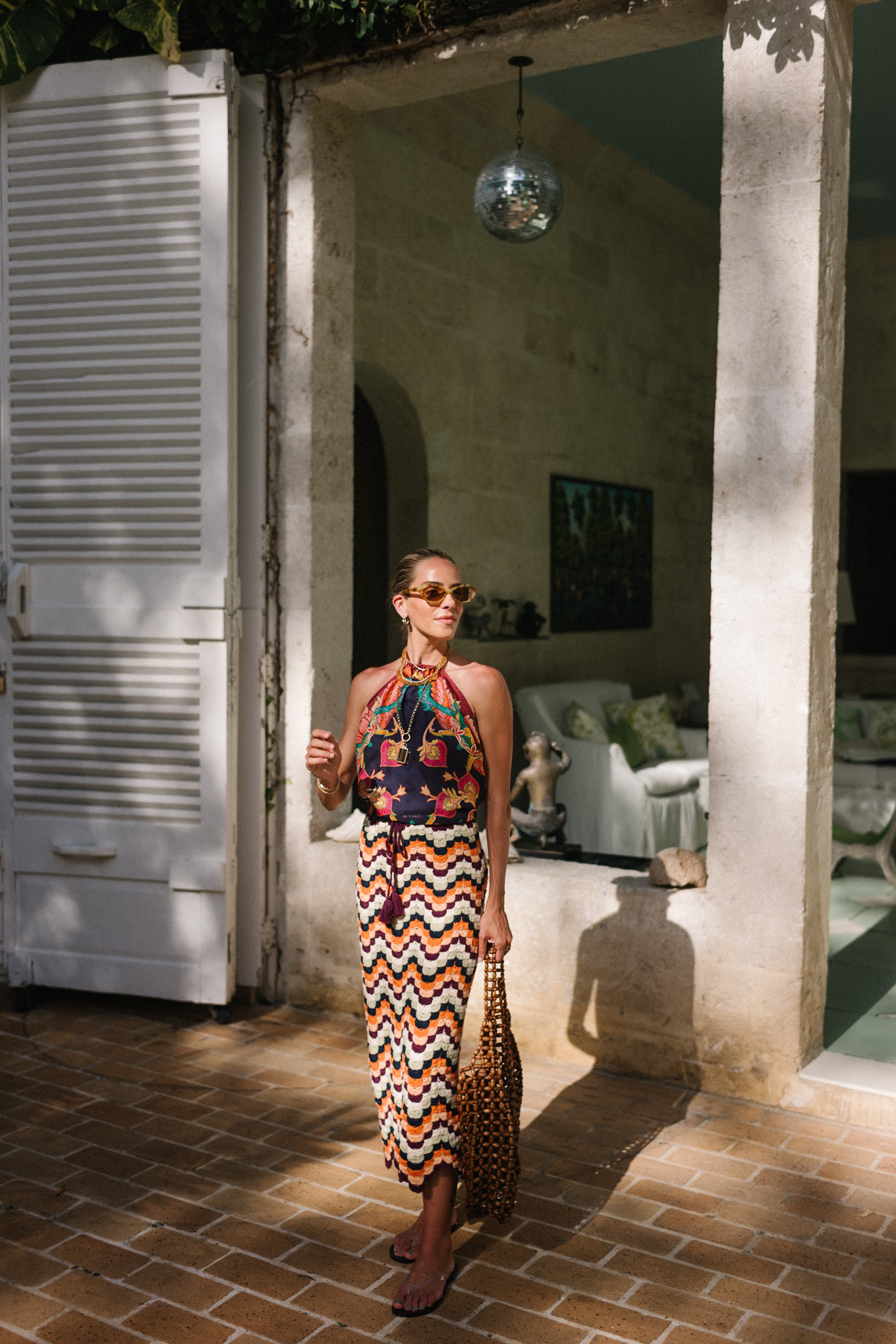 Jupe au crochet arc-en-ciel du porte-ciel coloré en soie