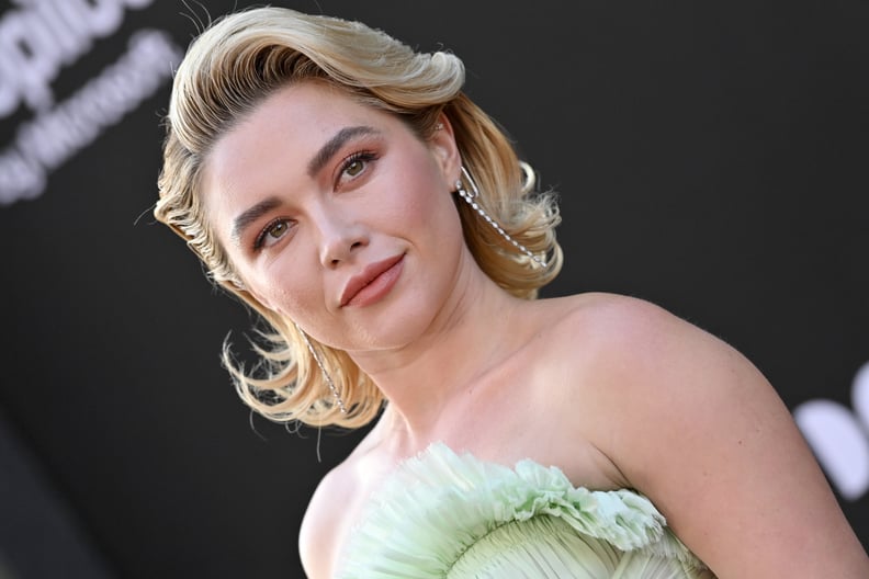 LOS ANGELES, CALIFORNIA - APRIL 28: Florence Pugh attends the Los Angeles Premiere of Marvel Studios' 