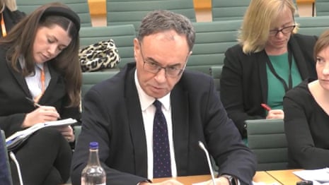 Bank of England's Bailey set to appear in front of treasury select committee – watch live