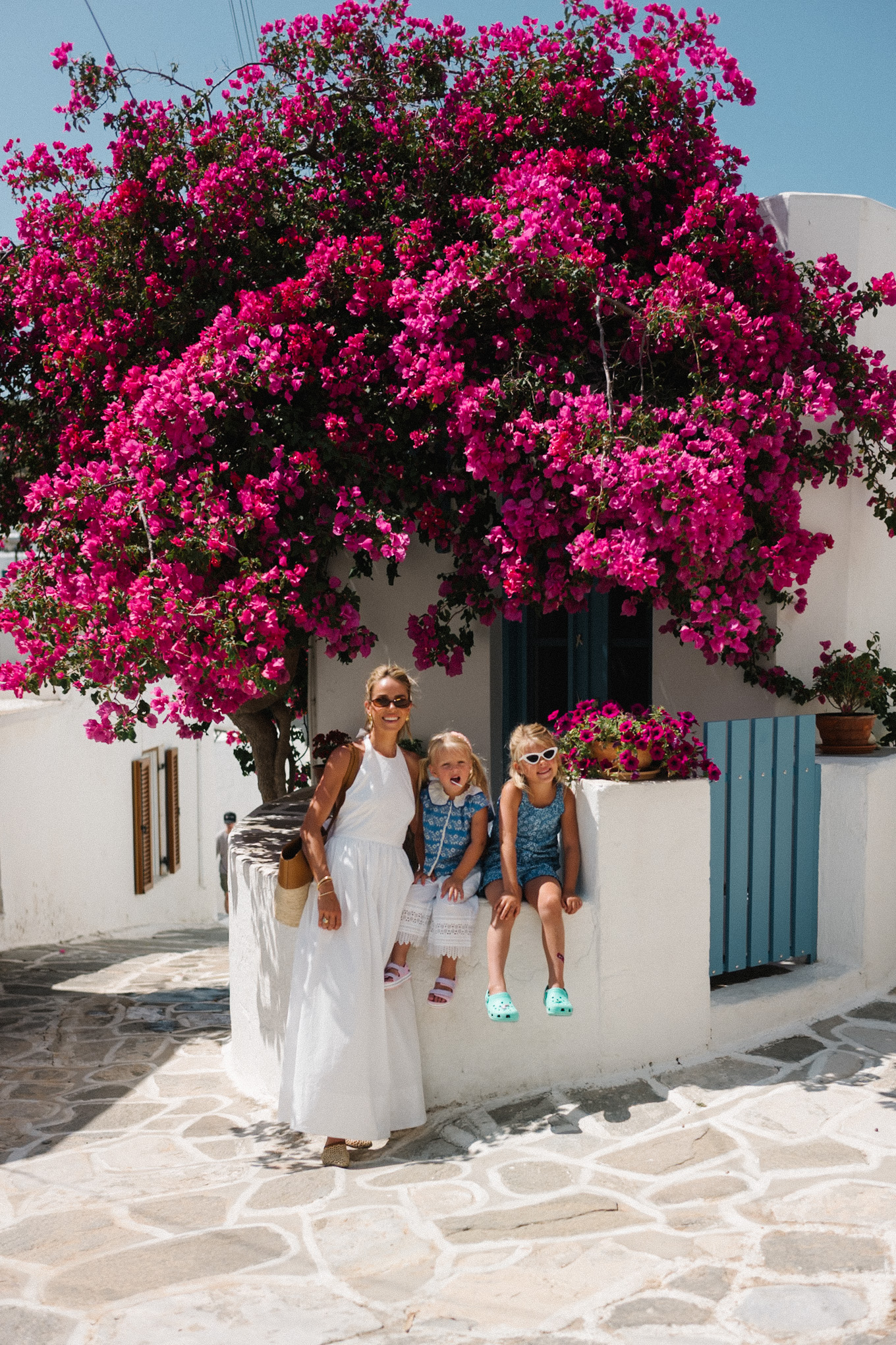 Halter blanc -Sundress -Traw and Leather Sac