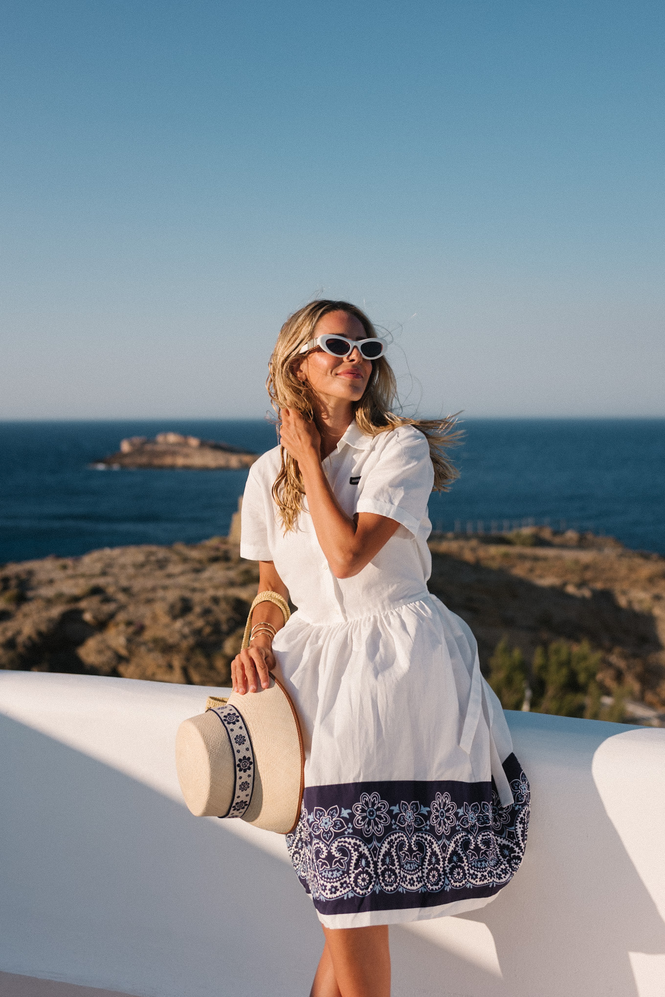 Robe de chemise bleue bleue - Sac à pelle à pelle