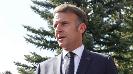 Macron flags talks to ease Iran and Israel conflict as Trump scheduled to leave G7 early – video