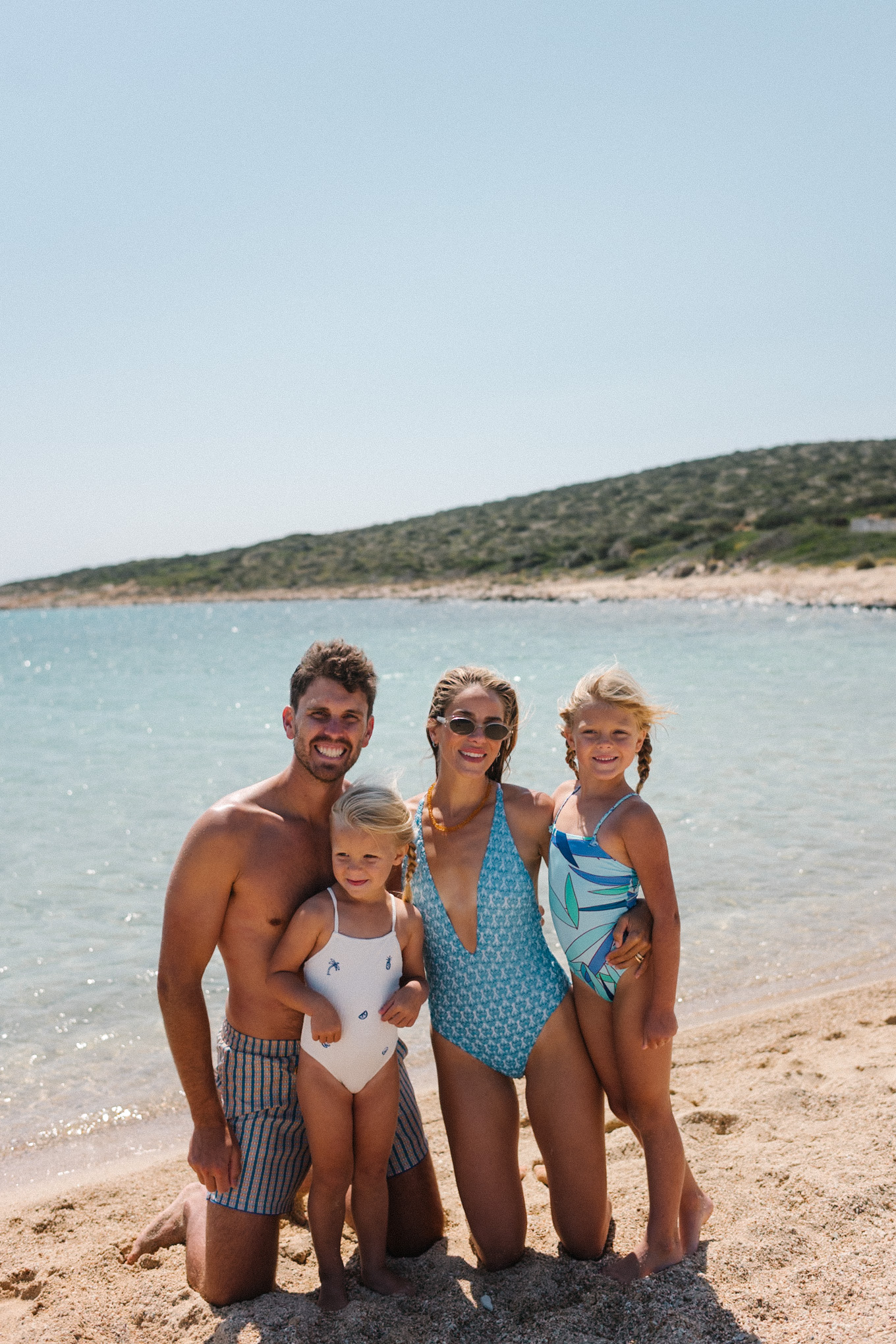 Bleu un morceau de pantalon de soie en coquille flottante Collier de côte Oxford Blue