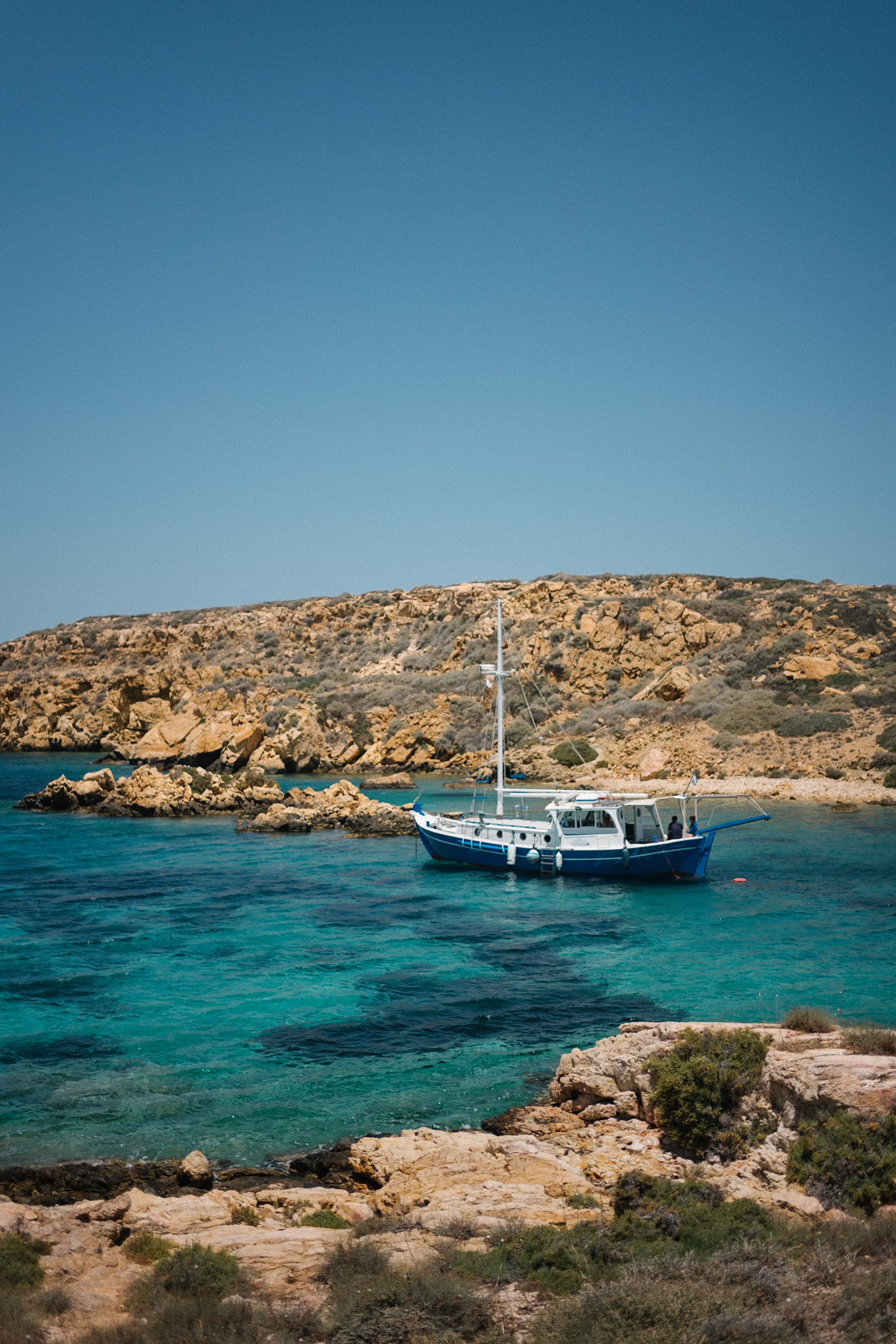 Bleu un morceau de pantalon de soie en coquille flottante Collier de côte Oxford Blue