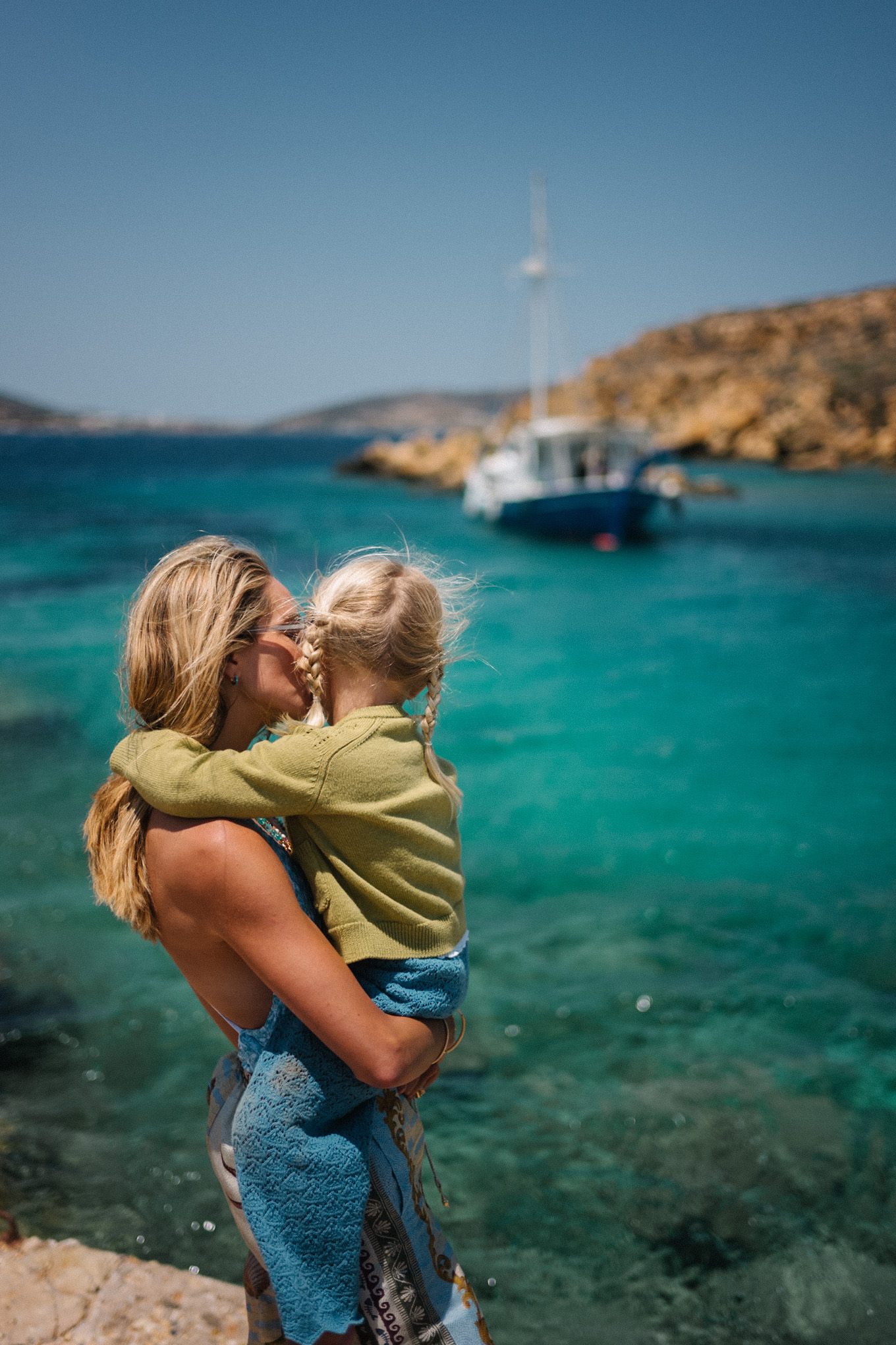 Bleu un morceau de pantalon de soie en coquille flottante Collier de côte Oxford Blue