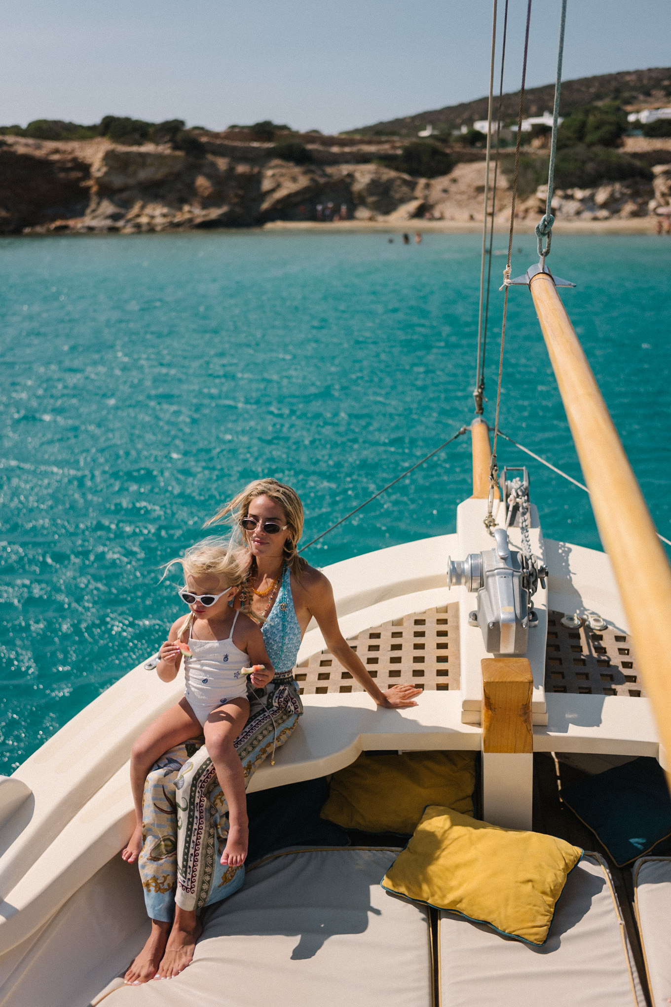 Bleu un morceau de pantalon de soie en coquille flottante Collier de côte Oxford Blue