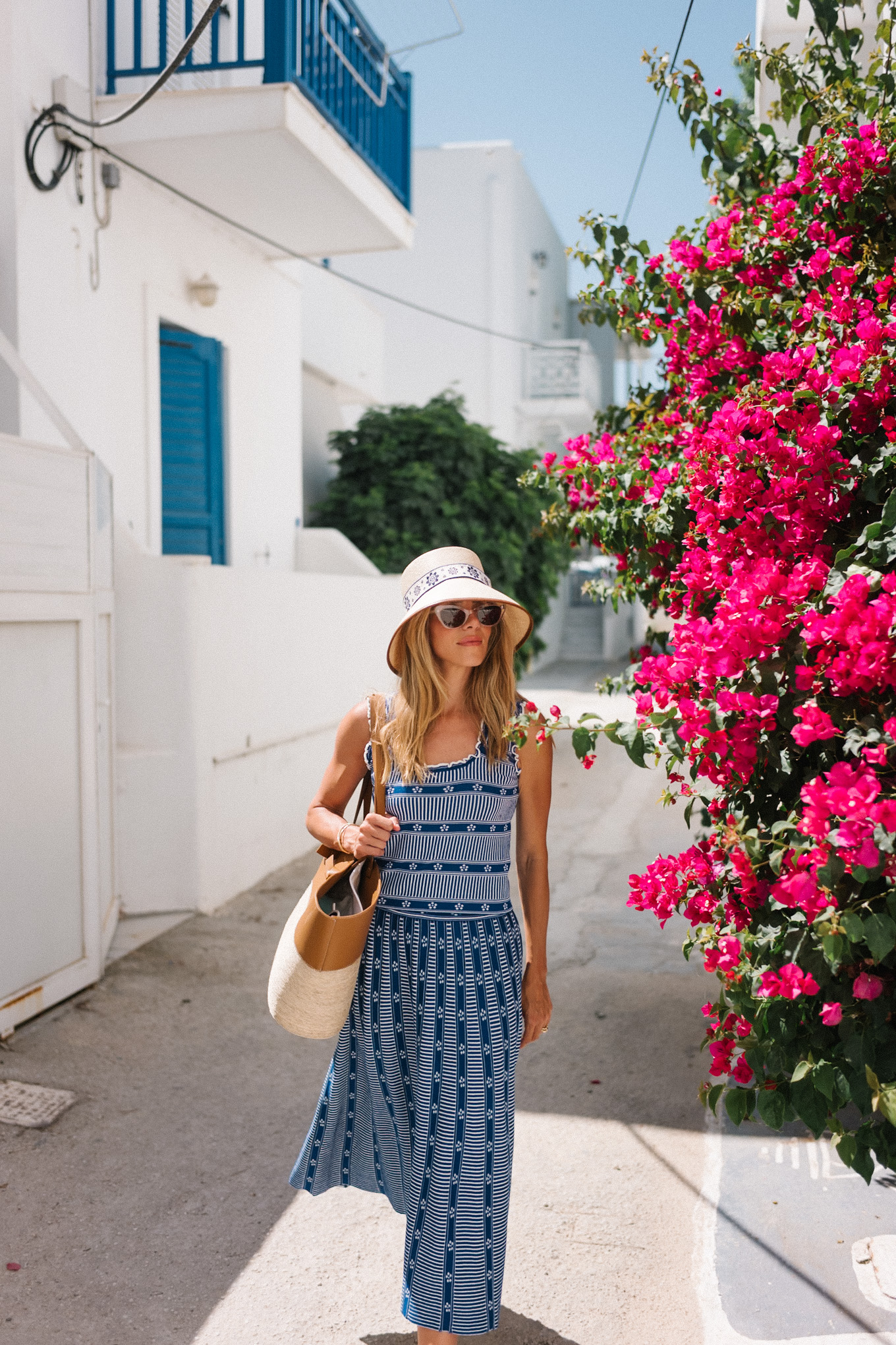 Blancs Jacquard Chars et rocher Ensemble de roche Raffia Bucket Bucket Raffia