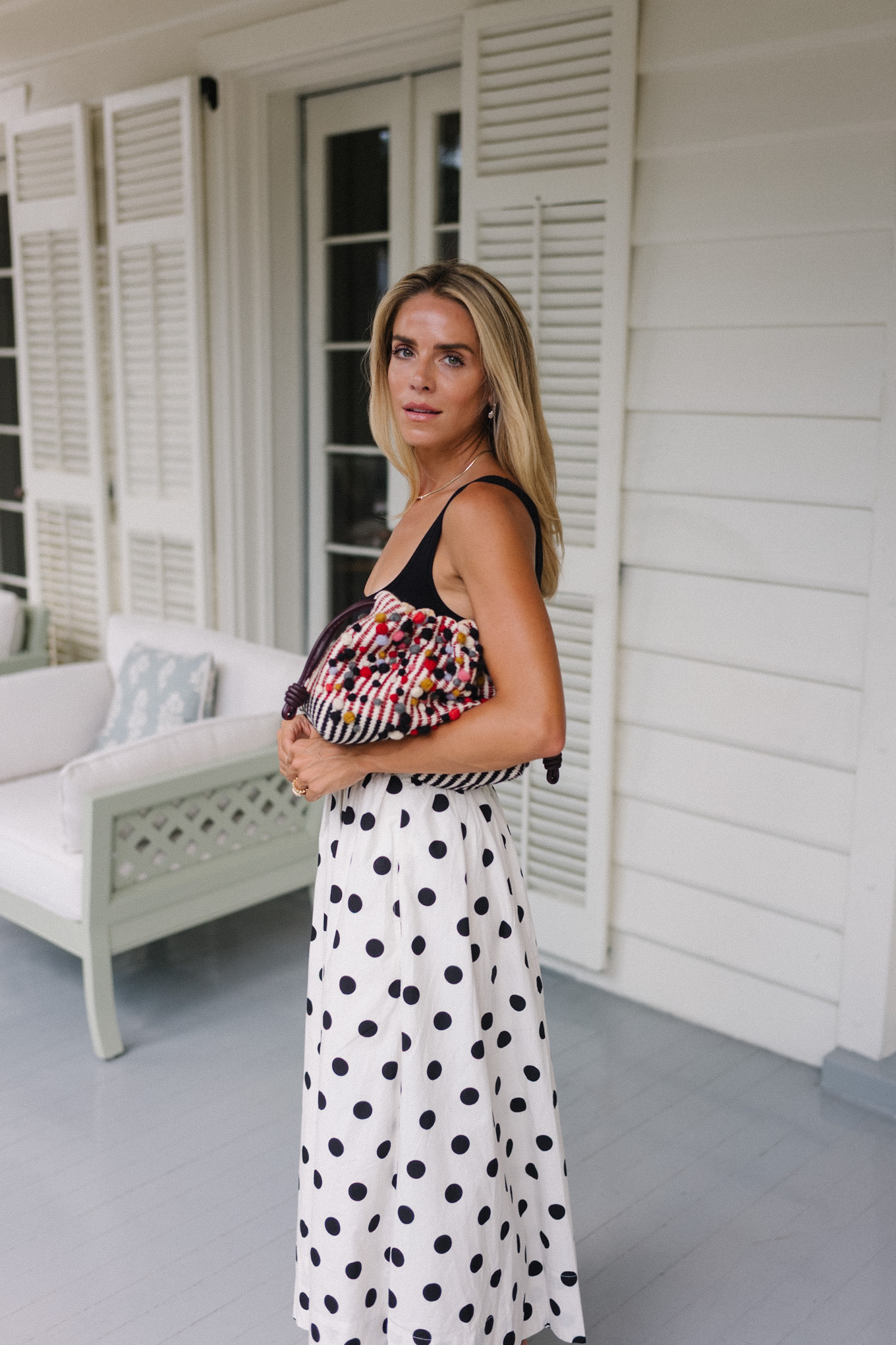 Réservoir noir de tampons en noir et blanc