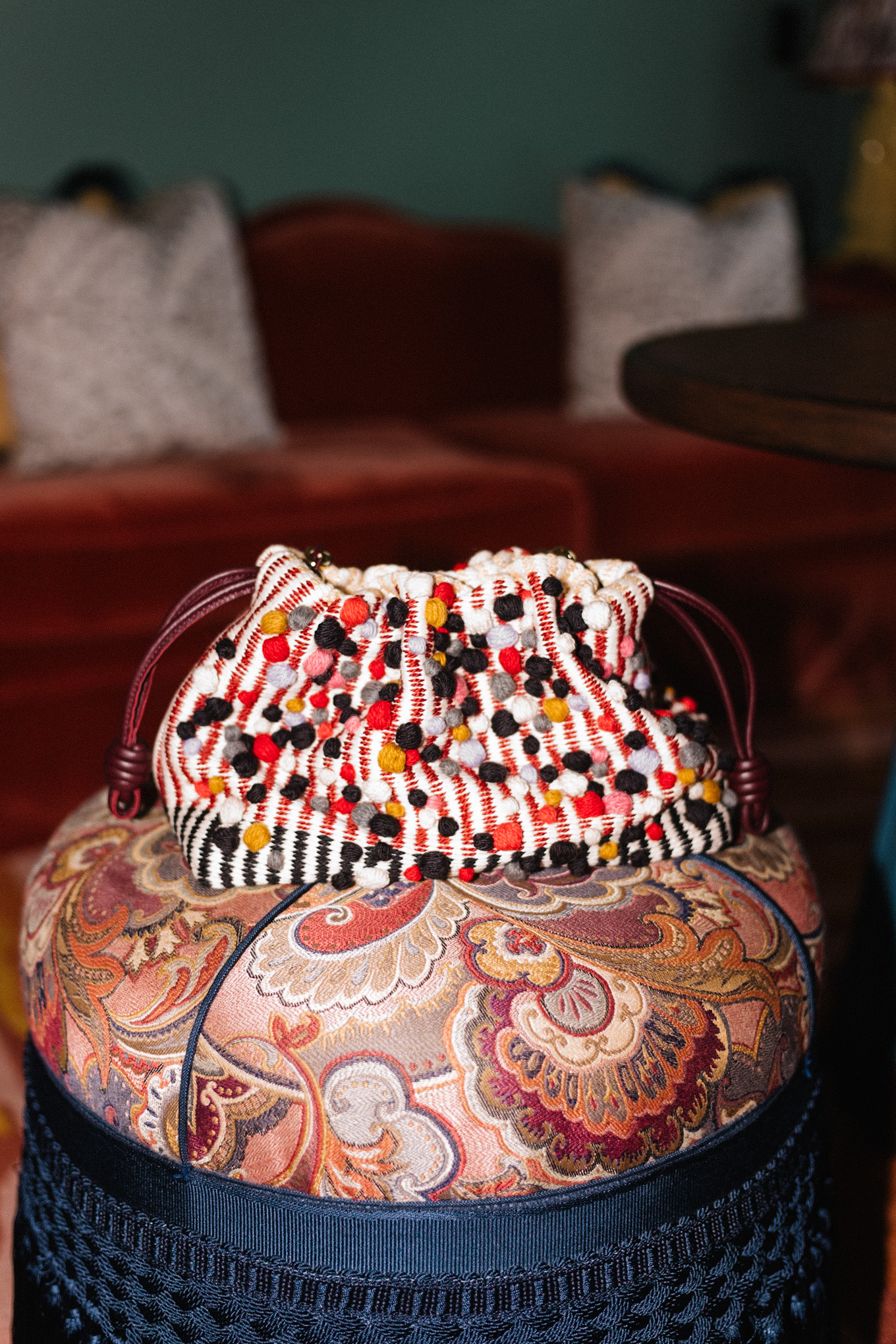 Sac à main surdimensionné à motifs