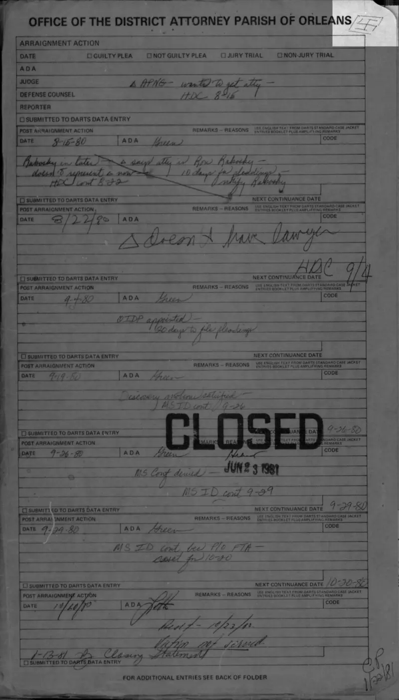 Un dossier intitulé 