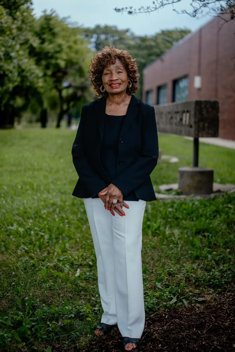 Betty Allen-Green, a retired Chicago principal, in North Lawndale.
