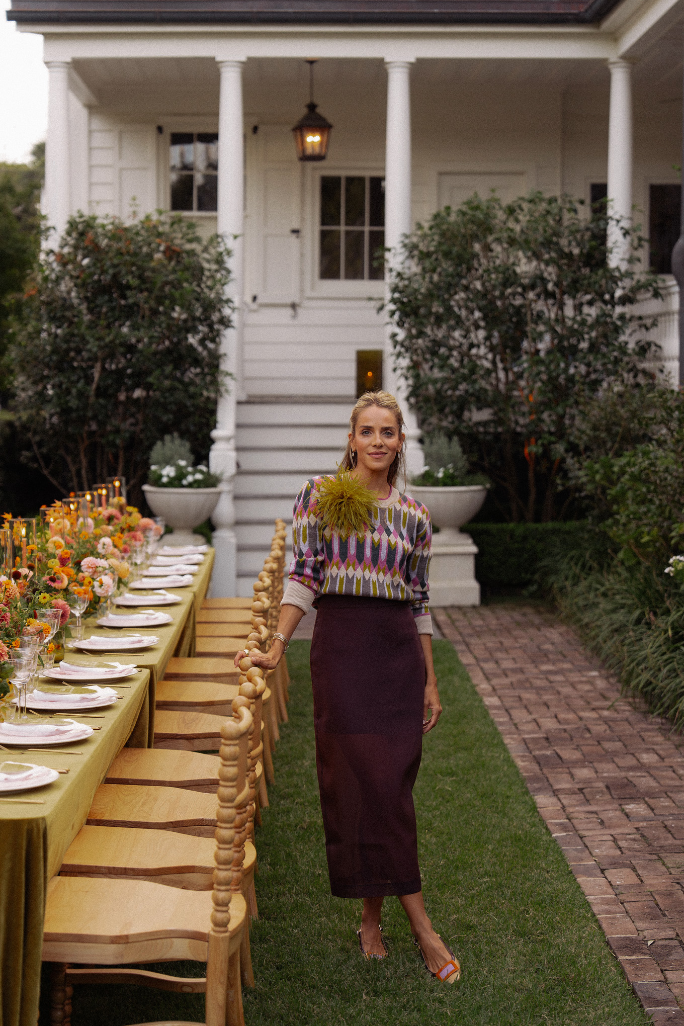 Décorations de table d'automne