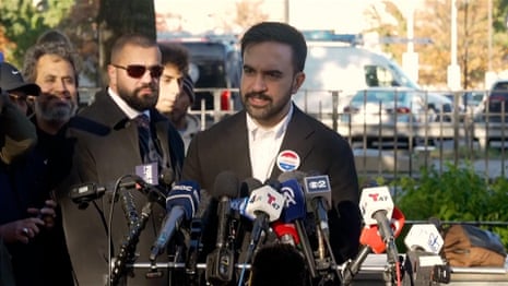 Zohran Mamdani: 'I will not be intimidated by this president' – video