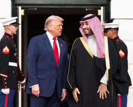 Donald Trump and MBS.