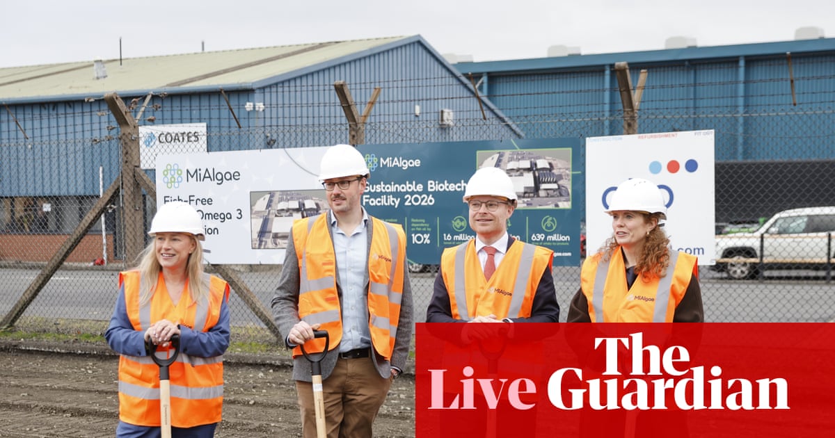 Green biotech firms to open factories at Grangemouth; Mexico imposes tariffs of up to 50% – business live | Business