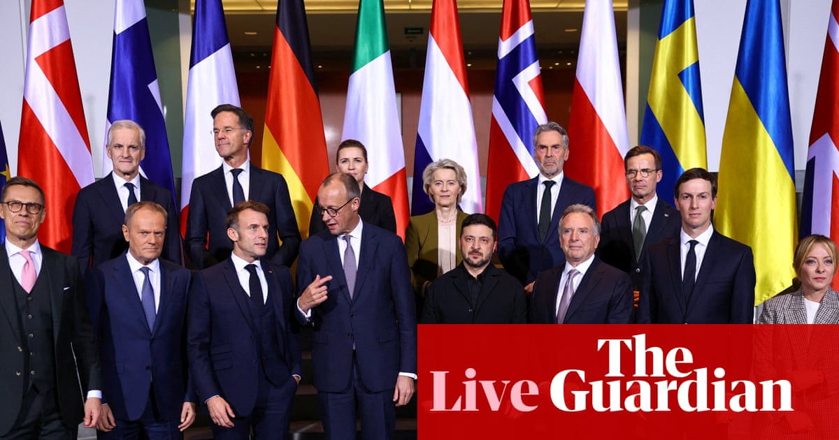 European leaders gather for crunch meeting on Ukraine as Zelenskyy says US talks were ‘not easy’ – Europe live | Europe
