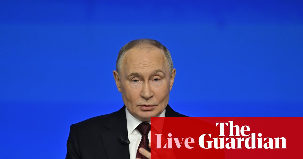 Ukraine war live: Putin praises Trump in lengthy speech as Zelenskyy welcomes EU’s €90bn loan | Ukraine