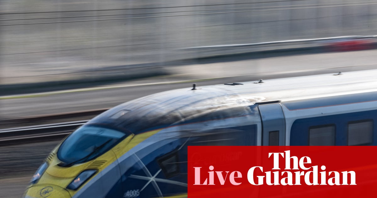 Eurostar services cancelled and delayed due to problem with overhead power supply in the Channel Tunnel – business live | Business