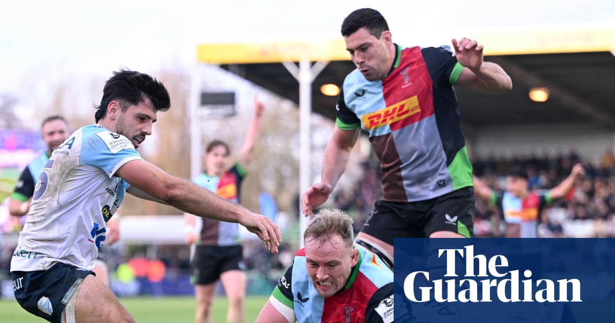 Les Harlequins se dirigent vers la victoire en Coupe des Champions contre Bayonne en sous-effectif | avec dix essais Champions Cup