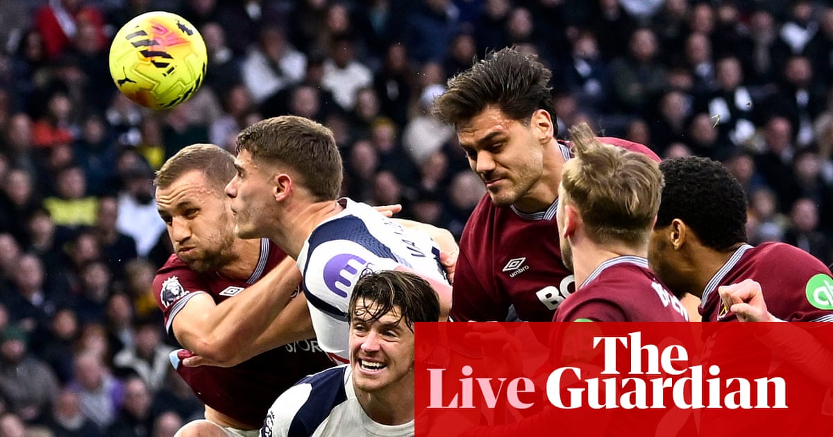 Spurs v West Ham, Chelsea v Brentford, Liverpool v Burnley, and more: football – live | Football