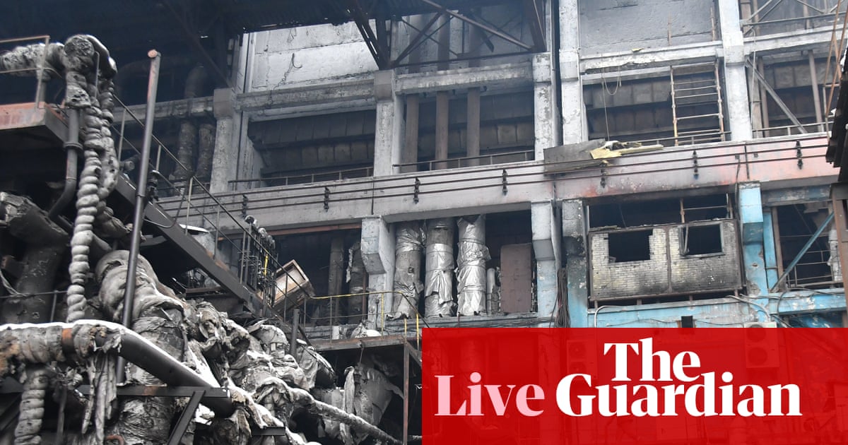 Ukraine facing emergency power outages across the country after Russian air attacks ahead of rare joint talks– Europe live | World news