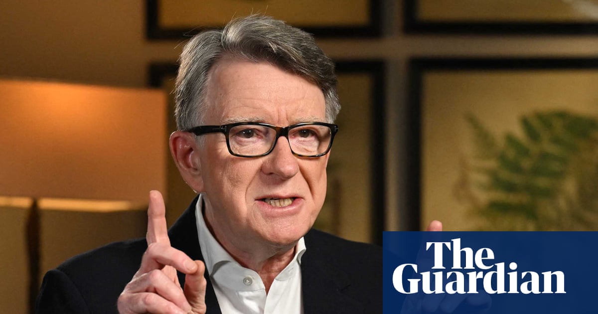 Peter Mandelson s'excuse pour la soudaine volte-face de l'association Epstein | Peter Mandelson