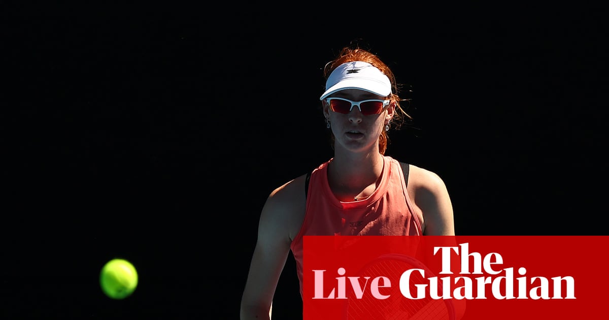 Tereza Valentova contre Maya Joint : premier tour de l’Open d’Australie – en direct | Open d'Australie 2026
