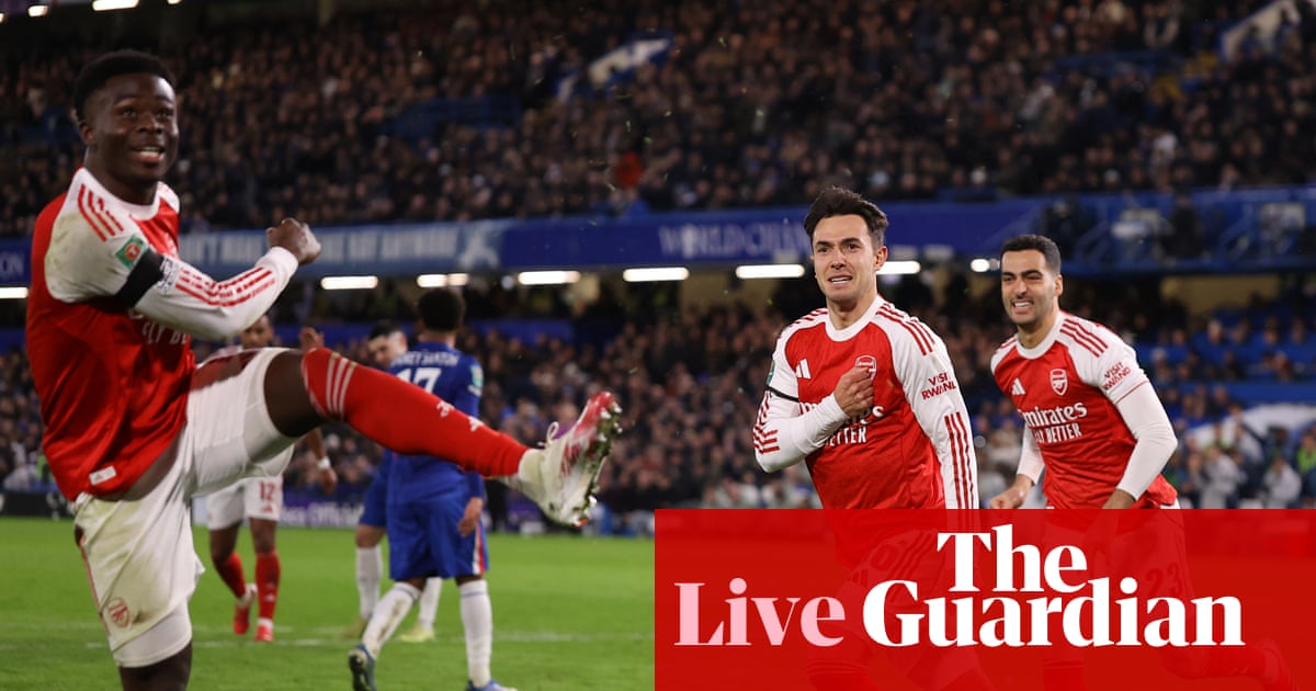 Chelsea vs Arsenal : demi-finale aller de la Coupe Carabao – en direct | Coupe Carabao