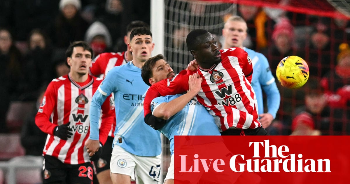 Sunderland contre Manchester City : Premier League – en direct | Première Ligue