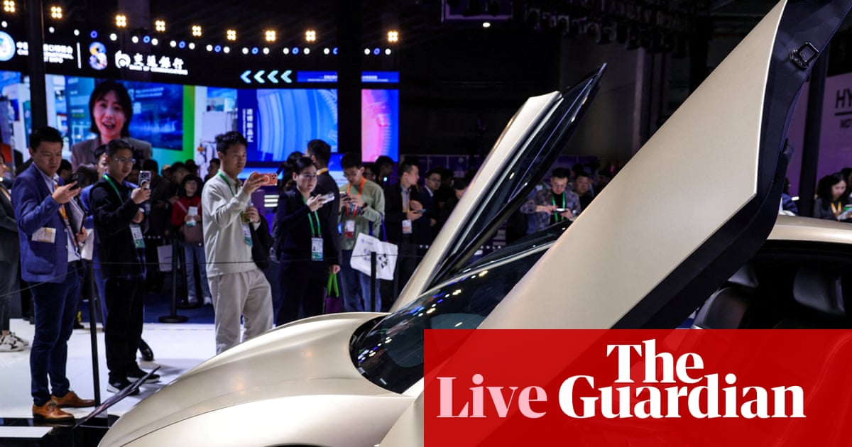 EU car sales grow 1.8% in 2025 with electric cars surging but Tesla loses market share – business live | Business