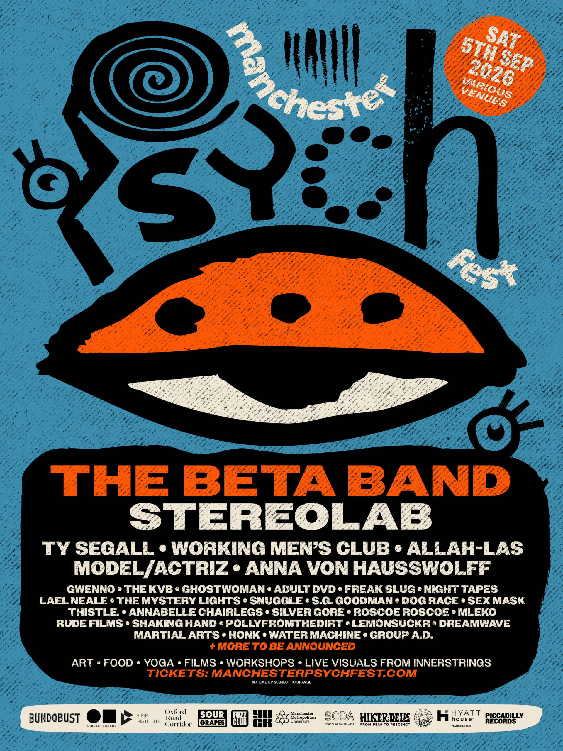 Le Manchester Psych Fest annonce 20 artistes supplémentaires ! – Mafia de la banquette arrière