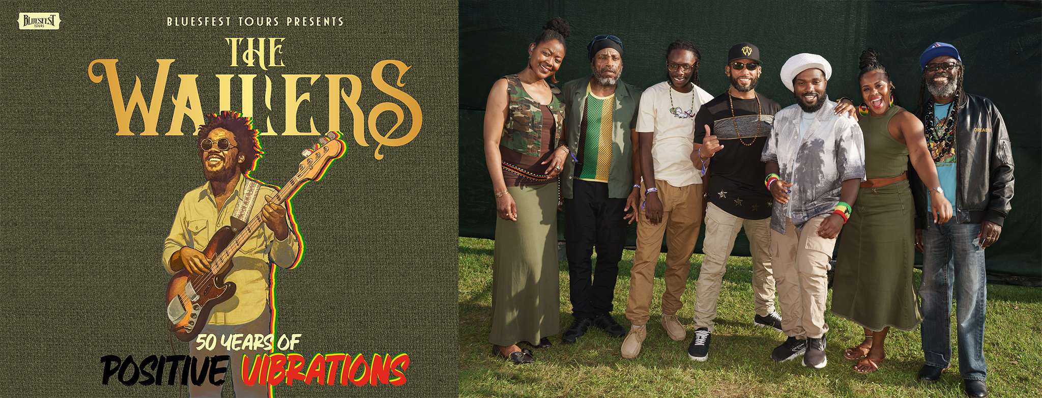Les Wailers annoncent la tournée Positive Vibrations 50th Anniversary, présentée par Bluesfest Touring – Backseat Mafia