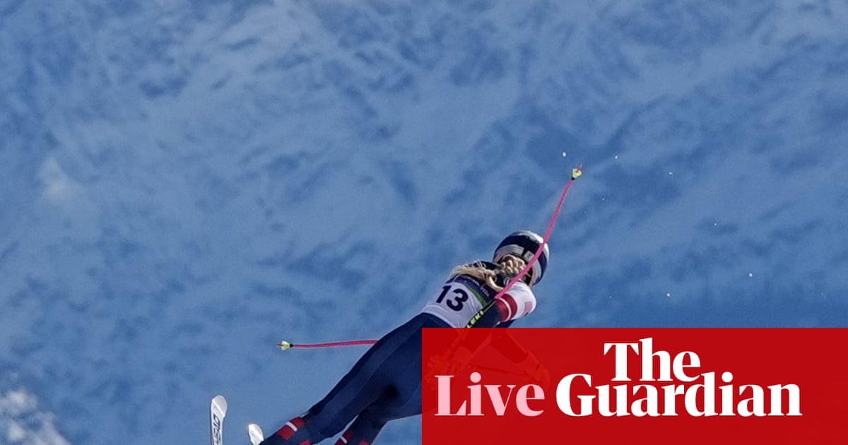 Winter Olympics 2026: Vonn crashes on downhill run, snowboarding and more – live | Winter Olympics
