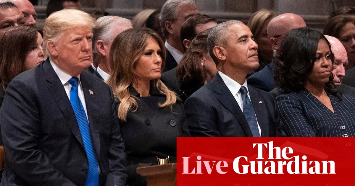 Donald Trump suscite la colère après avoir publié une vidéo raciste sur Barack et Michelle Obama – La politique américaine en direct | Donald Trump