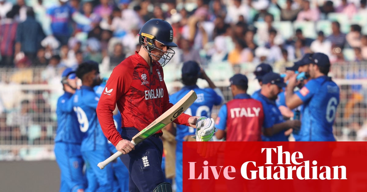 England v Italy: T20 World Cup cricket – live | T20 World Cup 2026