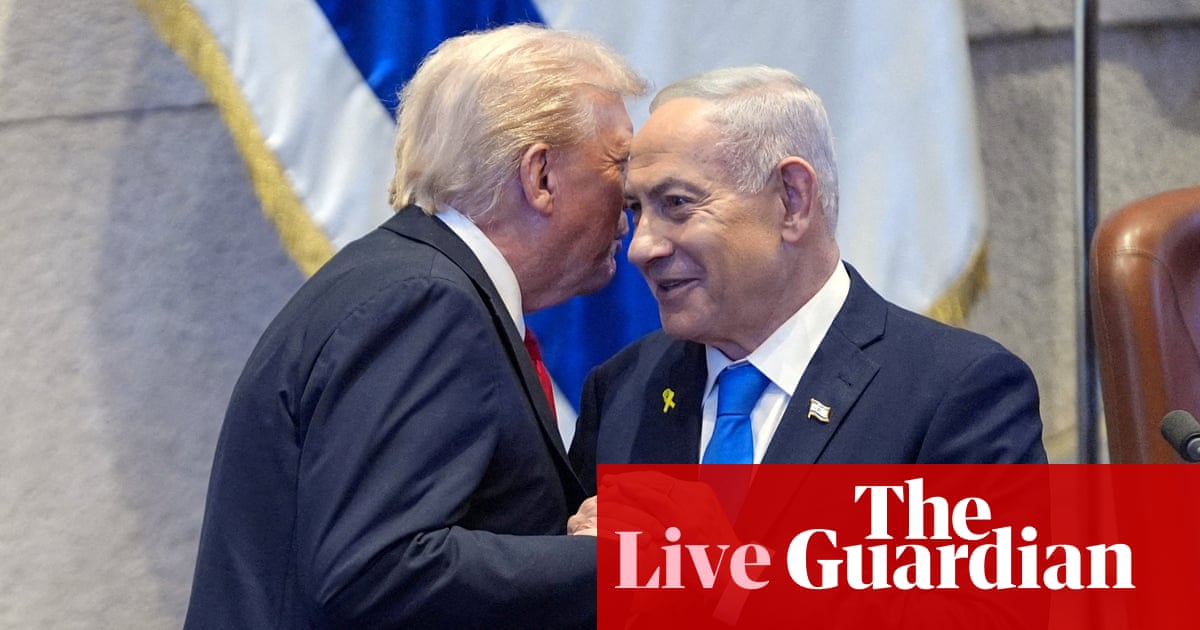 Netanyahu to push Trump to take tough Iran stance during White House visit – US politics live | US news