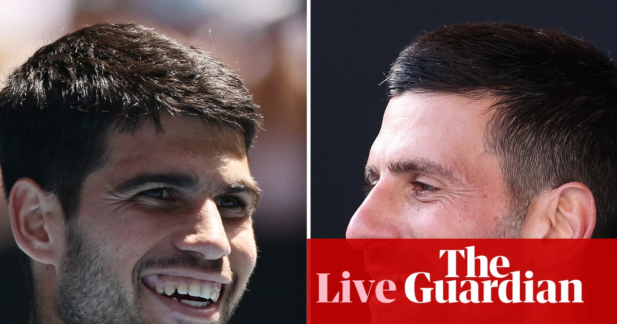 Carlos Alcaraz contre Novak Djokovic : finale du simple messieurs de l’Open d’Australie 2026 – en direct | Open d'Australie 2026