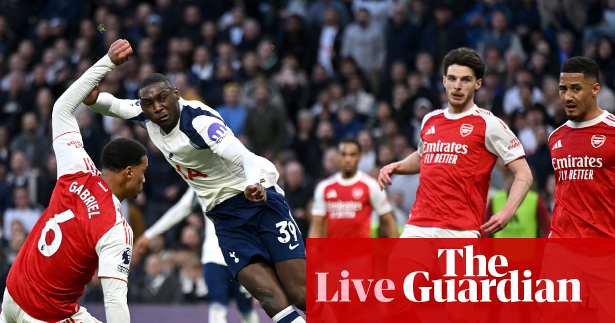 Tottenham v Arsenal: Premier League – live | Premier League