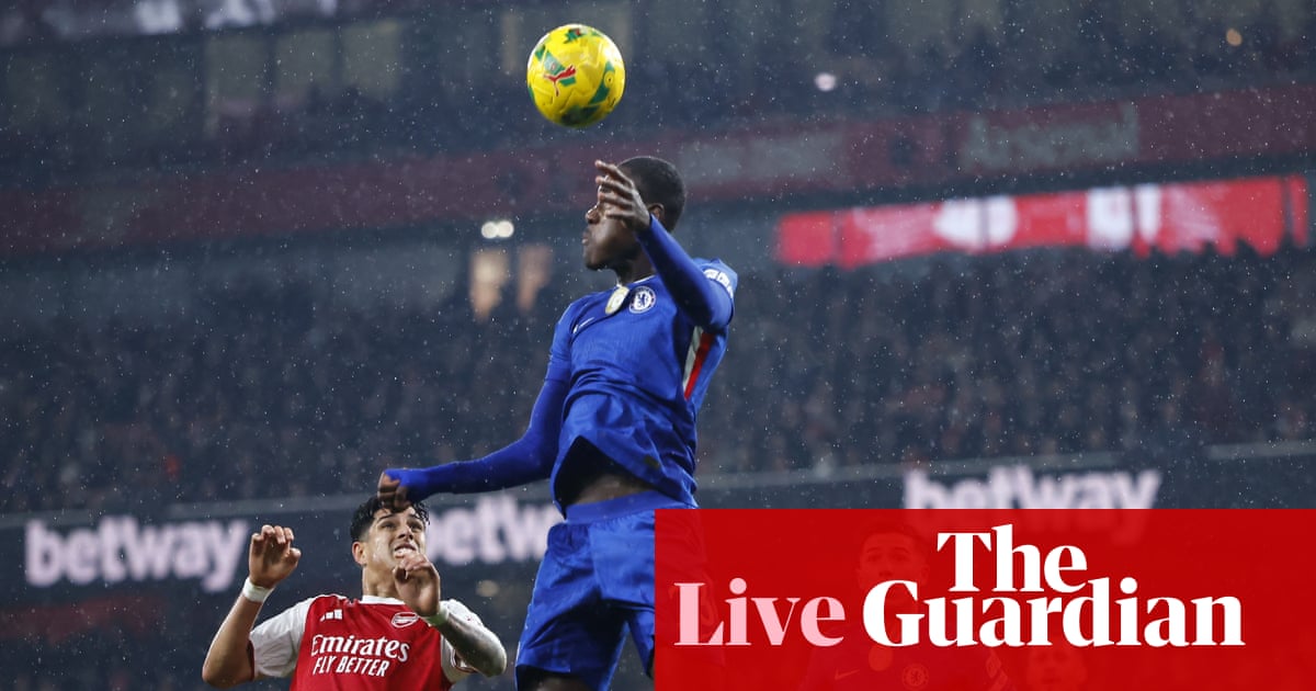 Arsenal v Chelsea: Carabao Cup semi-final, second leg – live | Carabao Cup