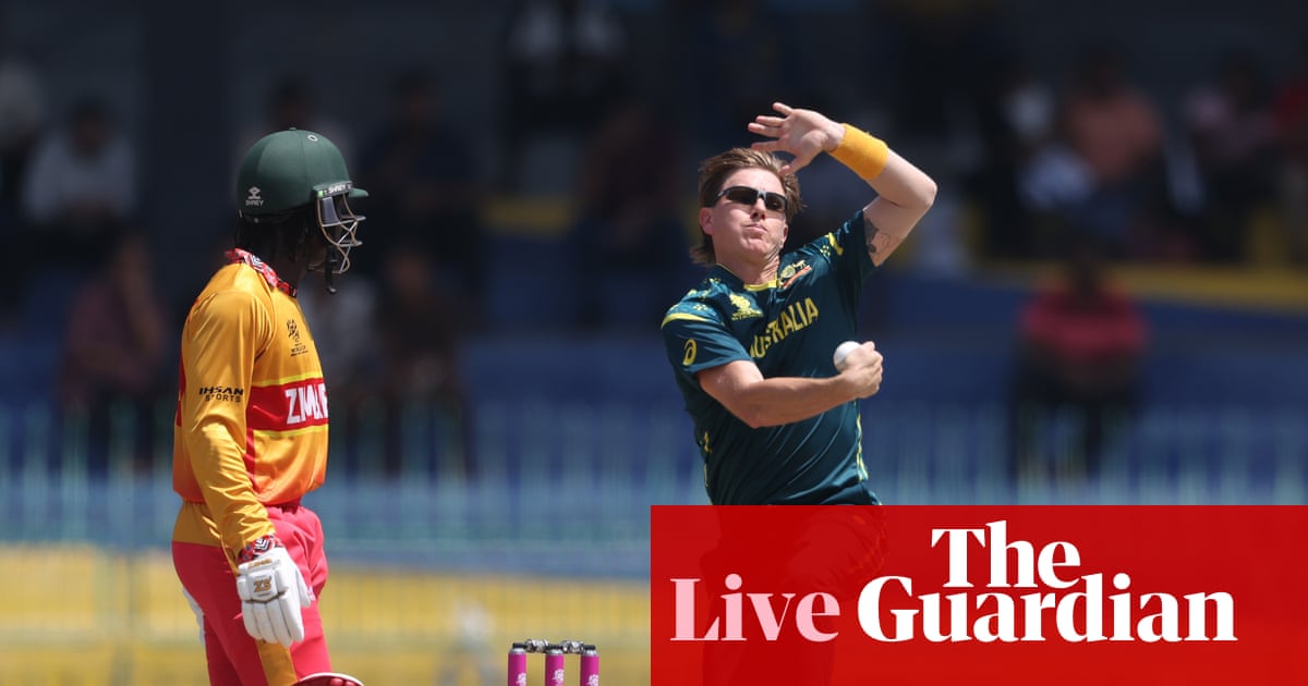 Australie vs Zimbabwe : Coupe du monde de cricket T20 – en direct | Coupe du monde T20 2026
