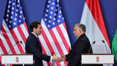 Trump is committed to Hungarian PM Orbán's success, says Rubio – video