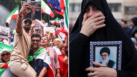 Les Iraniens du monde entier réagissent à la mort de Khamenei – vidéo