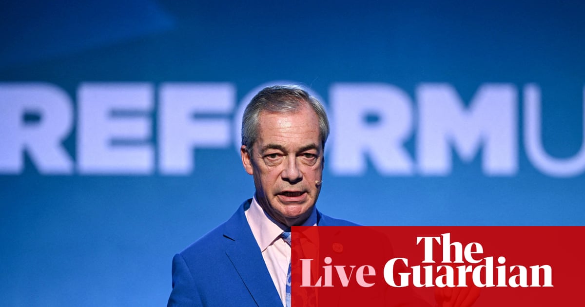 Reform reportedly drops mayoral candidate after he described Jewish security group as ‘cosplayers’ – UK politics live | Politics