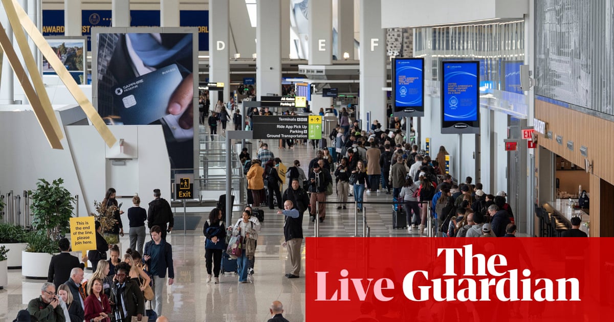TSA official says workers have missed out on nearly $1bn in pay as airport turmoil continues amid shutdown – live | Trump administration