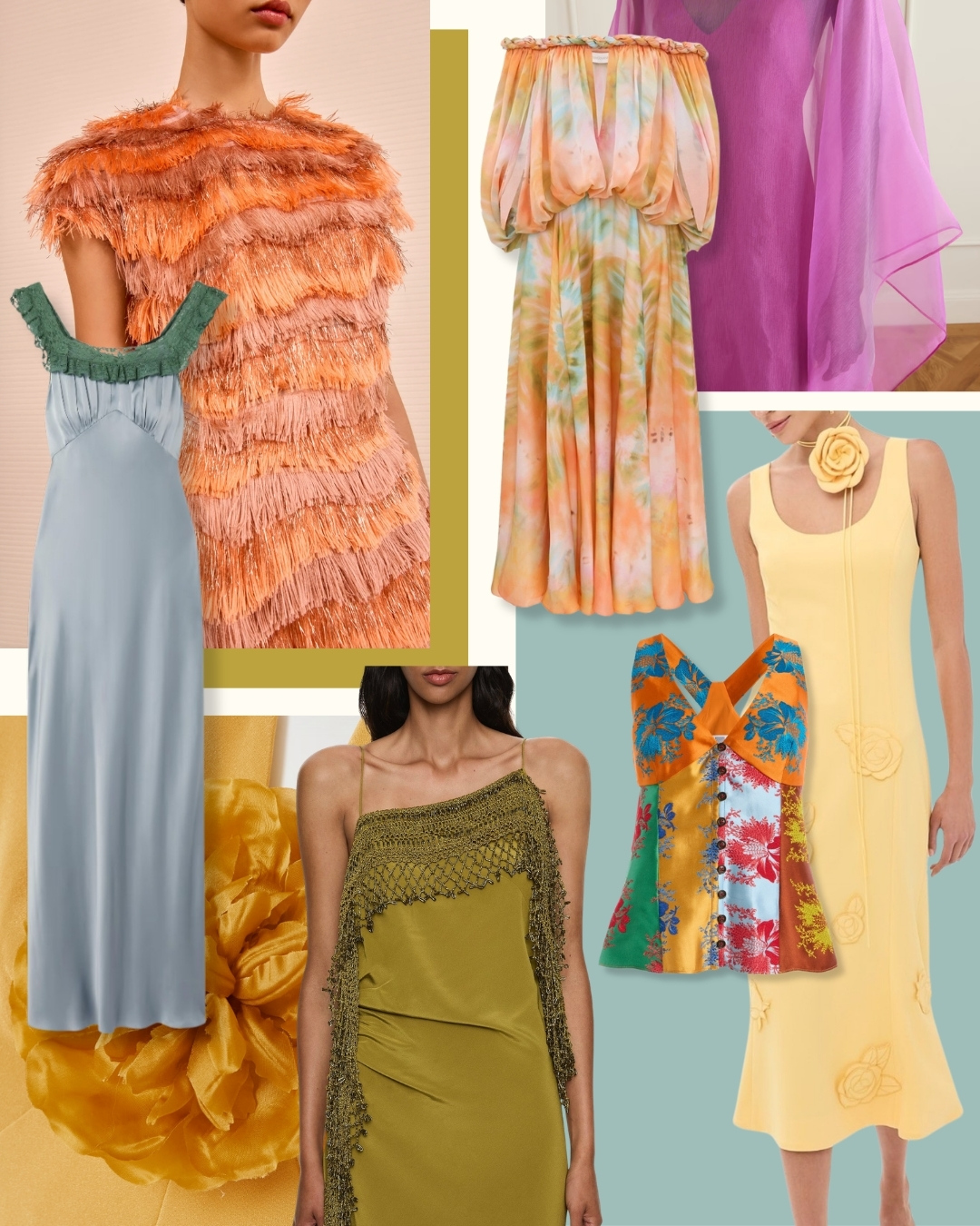 L'apparence des invités au mariage de printemps : une histoire de couleurs