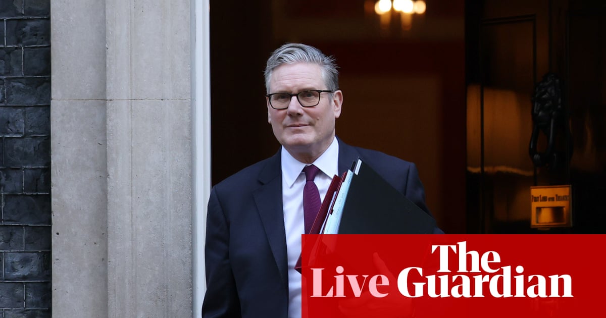 Keir Starmer to face Kemi Badenoch at PMQs – UK politics live | Politics